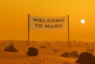 العثور علي حياة غريبة على المريخ قبل 50 عاماً